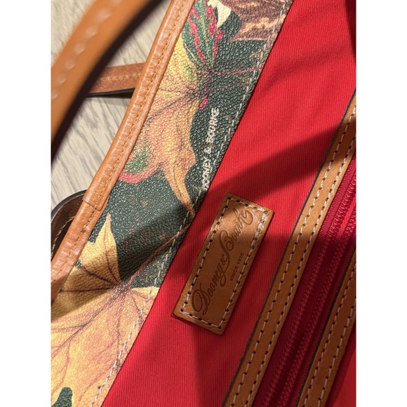 Dooney & Bourke  Maple‎ Leaf  Tote dover Rare Bag leaves olive - Picture 4 of 7